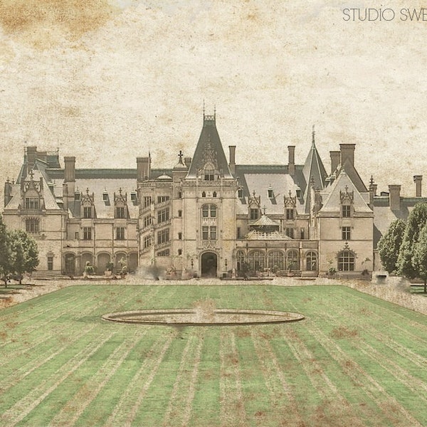 Biltmore Splendor- Biltmore Estate Photography, Architectural Print, North Carolina Landscape, Asheville Art, Biltmore Mansion House Photo