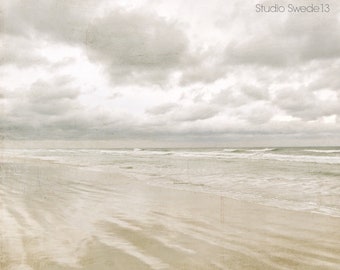 Storm Warning- Beach Storm Ocean Photography, Florida Beach Storm Print, Ocean Seascape Nature Photo, Seashore, Ocean Tide Photography