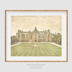 Biltmore Splendor- Biltmore Estate Photography, Architectural Print, North Carolina Landscape, Asheville Art, Biltmore Mansion House Photo