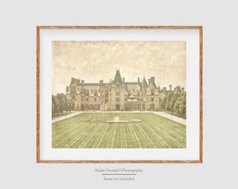 Biltmore Splendor- Biltmore Estate Photography, Architectural Print, North Carolina Landscape, Asheville Art, Biltmore Mansion House Photo