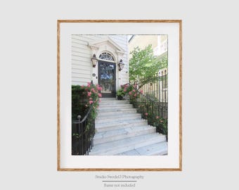 Grand Entrance-Charleston Art Print, Charleston Home, Staircase Art, Charleston Landscape, Charleston Architecture, Travel Art, Old Home Art