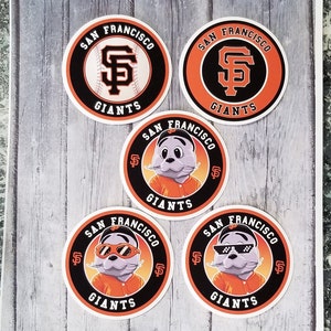 Splash Hit San Francisco Giants Print Lou Seal Mascot 
