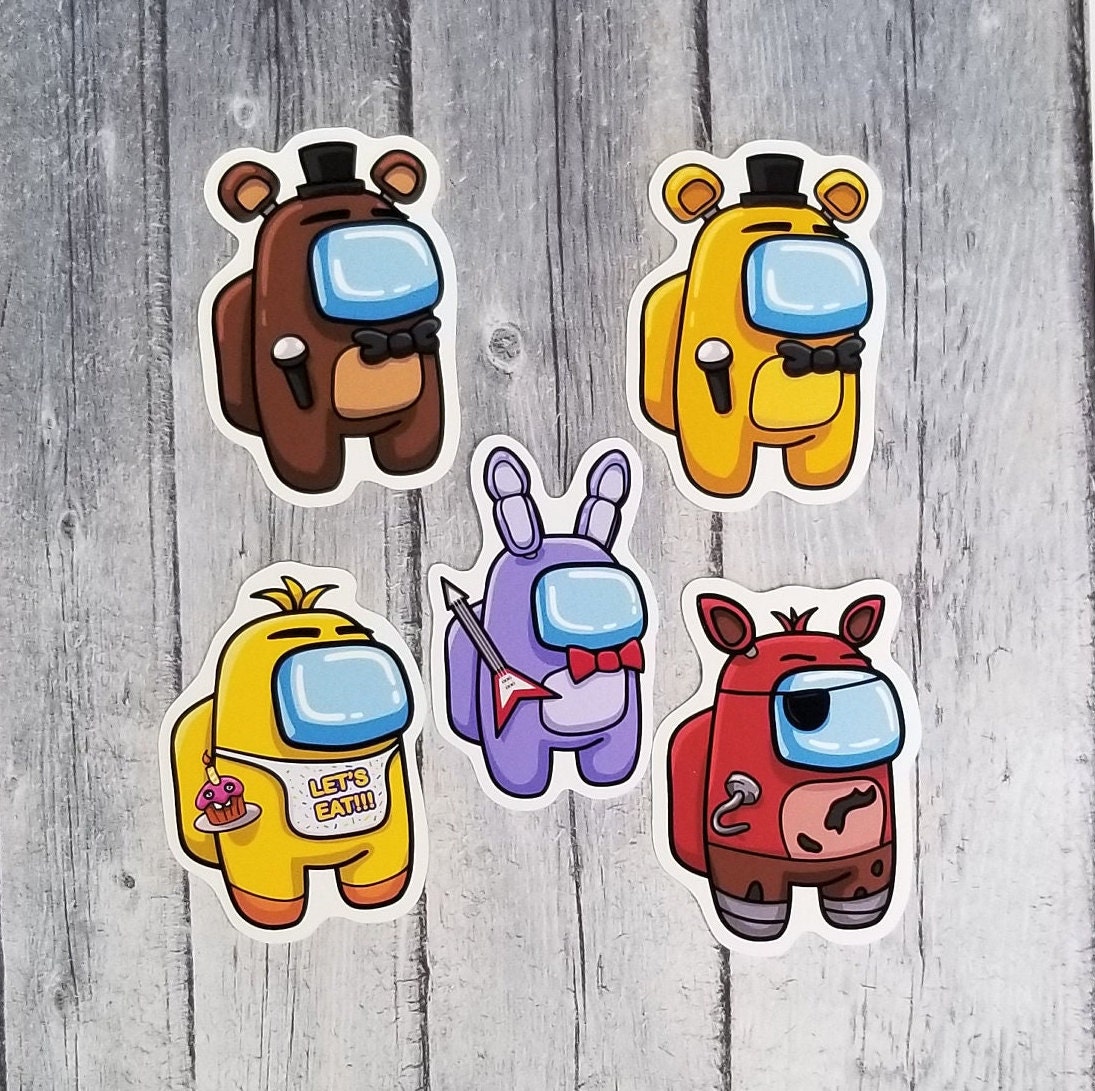 FNAF 2 Withered Animatronic Sticker Pack Sticker for Sale by RodaAnimation