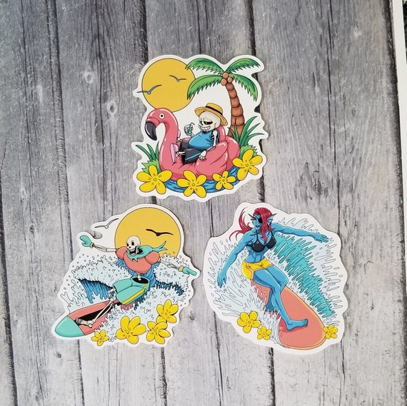 Creepy Flowey - Undertale - Sticker