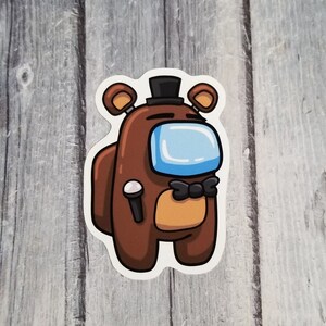 Five Nights at Freddy's Among Us Stickers Die Cut Vinyl Matte Stickers ...