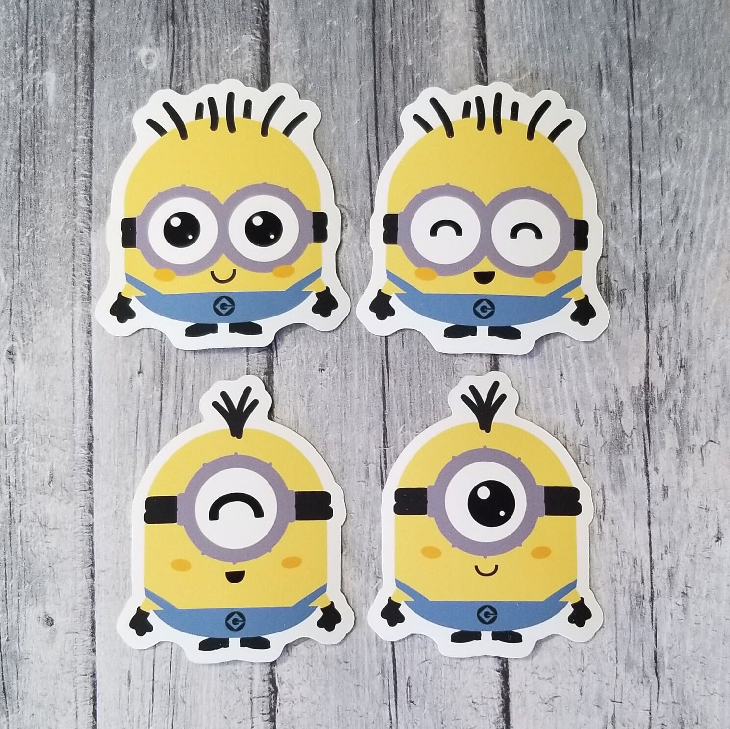 Bob, The Minion Sticker for Sale by Preppy Positivity