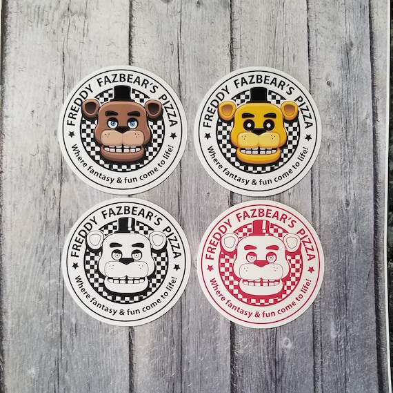 Five Nights at Freddy's Freddy Fazbear's Pizza Vinyl Stickers, 2.75 Die  Cut, Laptop Sticker, Notebook Sticker, Party Favor, FNAF Sticker -   Denmark