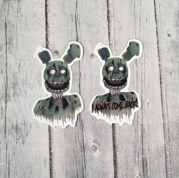 Mini FNAF Stickers, CUTE, Die Cut, Five Nights of Horror 