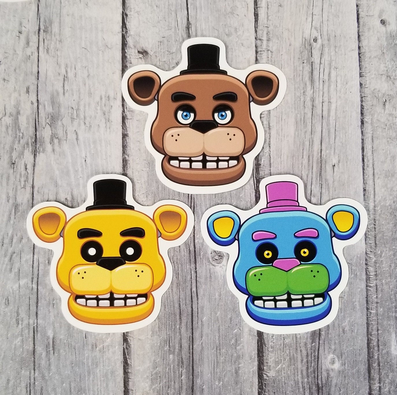 Security Breach Glamrock Freddy Gregory FNAF Die Cut Matte 