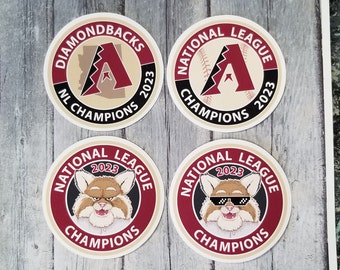 Arizona Baseball 3" Die Cut Matte Vinyl Sticker, Diamondbacks Sticker, 2023 NLCS, National League, Baseball Sticker, Notebook, Laptop