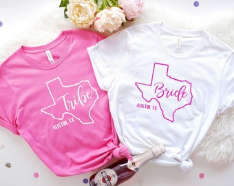 Texas Girl's Trip/Bachelorette Shirts/Bride Squad Shirts/Girl's Trip shirts