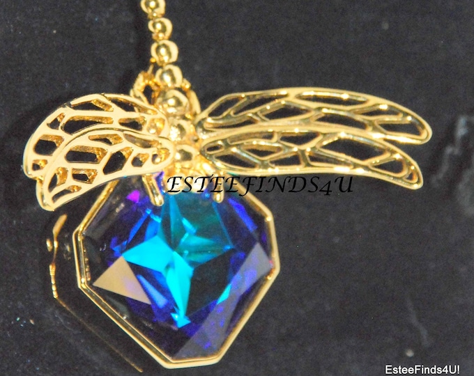 Estee Lauder Crystal Blue Dragonfly HARD TO FIND