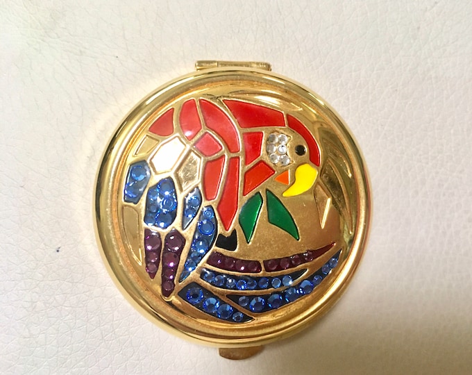Estée Lauder Collectible Compact - PARROT from the Tropical Mosaics Collection