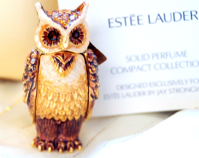 Estee Lauder Wise Old Owl by Jay Strongwater