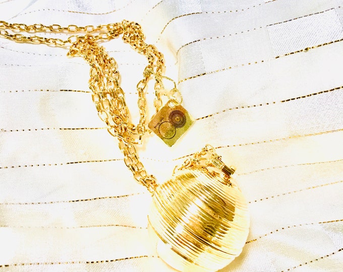 BRONZE GODDESS Solid Perfume Necklace/Pendant MIB or Unboxed