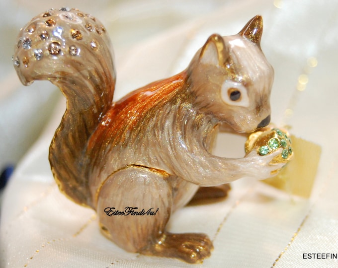 Estee Lauder SQUIRREL with Pleasures solid perfume by Jay Strongwater