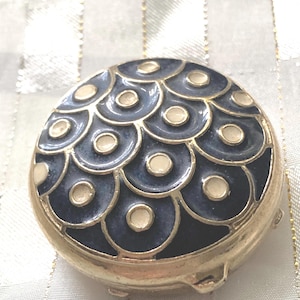 Estee Lauder 50th SNOW PEACOCK Solid Perfume Compact