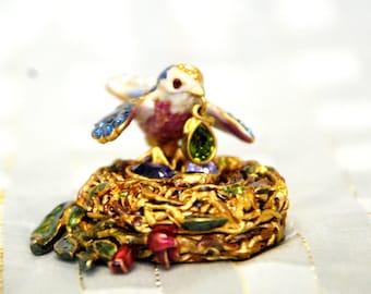 Estee Lauder Jeweled Nest Egg by Jay Strongwater