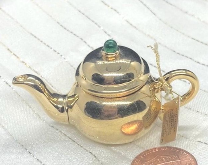 Estée Lauder solid perfume compact LITTLE TEA POT