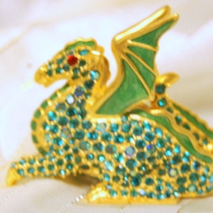 VERY RARE Estee Lauder Magic Dragon circa 1999 filled with Beautiful