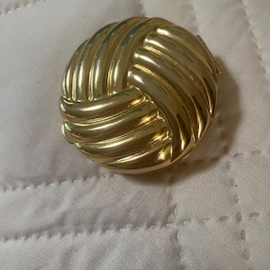 Estée Lauder GOLDEN LOVE KNOT Collectible Compact New Old Stock Empty