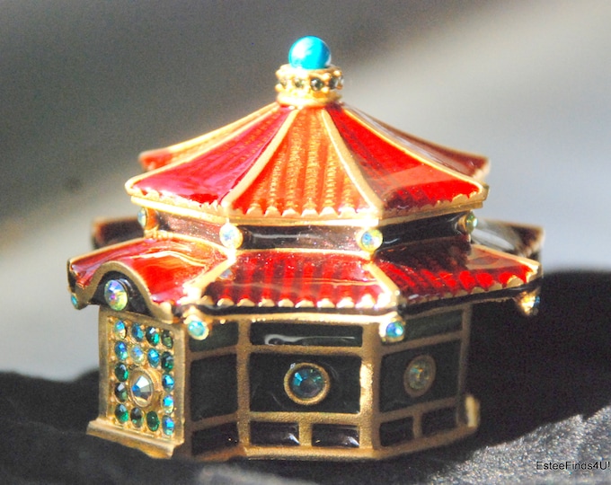 Enchanting Pagoda by Jay Strongwater for Estee Lauder