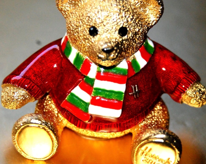 Estee Lauder HARROD'S BEAR  White Linen Solid Perfume with label