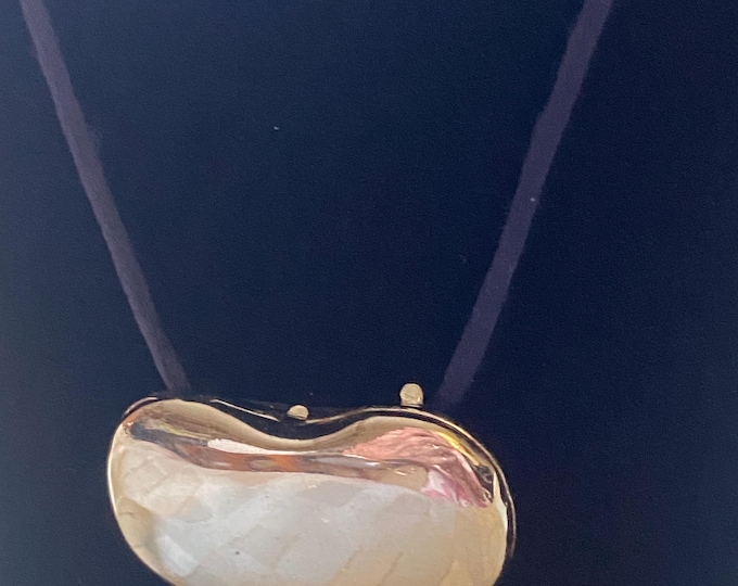 MOONBEAN Necklace  by Estée Lauder circa 1975 full of ESTEE solid perfume