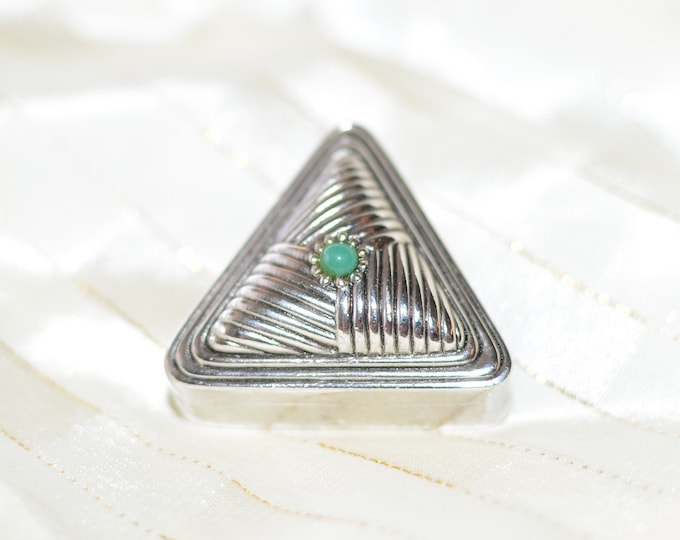 VERY Rare JEWELER's TRIANGLE by Estee Lauder from 1982.  Amazing Condition and partially full of original Aliage fragrance.