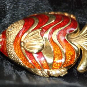 Estee Lauder Tropical Fish Solid Perfume Compact, 1994 - Etsy