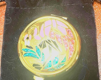 Estée Lauder Collectible Compact - FLAMINGO from the Tropical Mosaics Collection