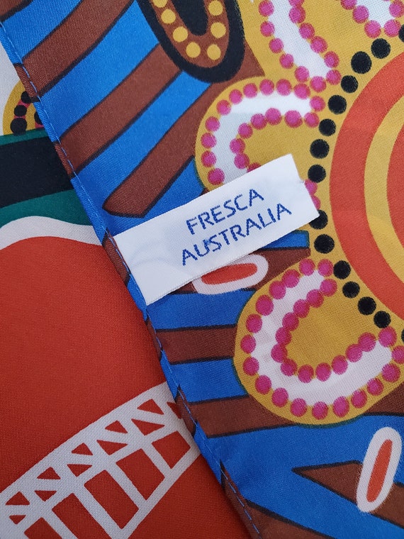 Vintage Balarinji Australian Aboriginal Scarf / Triba… - Gem