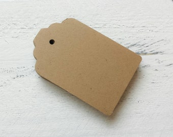 25 Kraft Gift Tags-Hang Tags-Price Tags-Blank-Craft Punch