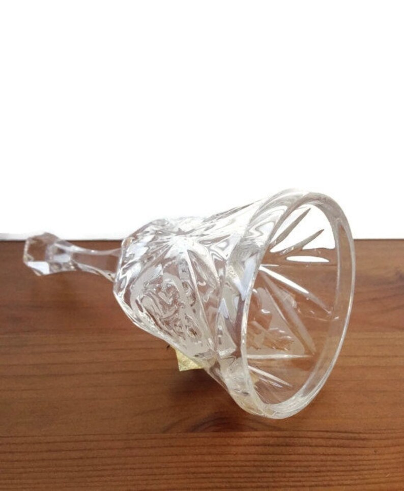 Vintage lead crystal bell Zajecar made in Yugoslavia Mothers Etsy