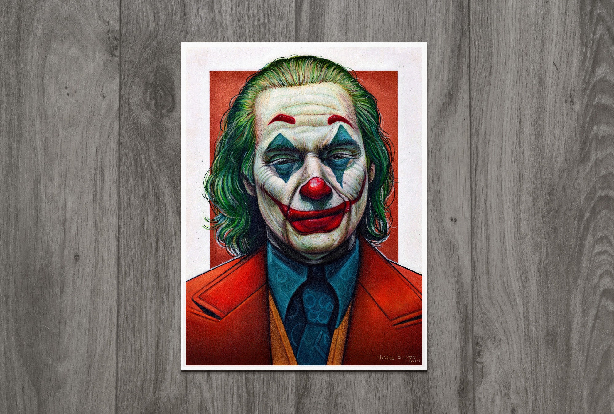 10. Joker Joaquin Phoenix Temporary Tattoos - wide 1