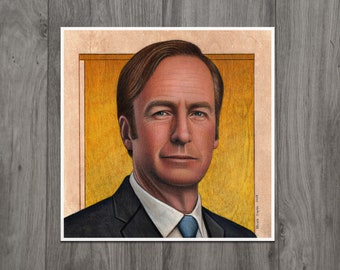 Saul Goodman Drawing - Better Call Saul - FINE ART PRINT