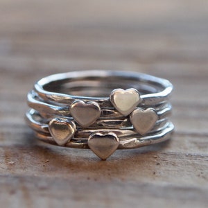 Heart Ring, Love ring, Stack Ring, Christmas Gift, Sterling Silver Ring, Vintage Ring, Boho Ring, Gift For Her, Bohemian gift, Boho, gift,
