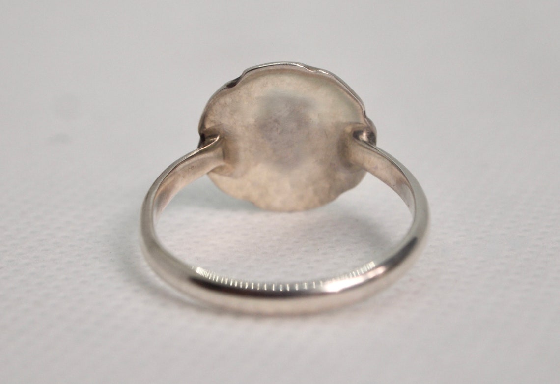 Sterling Silver 925 ring Hippie Ring Flower Ring Silver Etsy
