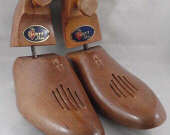 Wooden Shoe Stretchers, Shoe Forms, Shoe Trees from The Hartt Shoe Company (Canada), Size 11M