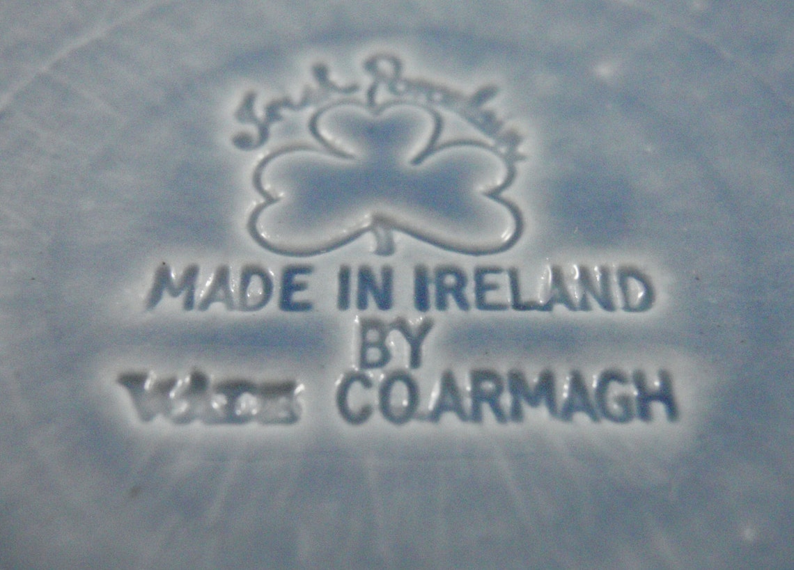 Irish Wade Co Armagh Porcelain Round Ashtray With Irish Etsy Canada