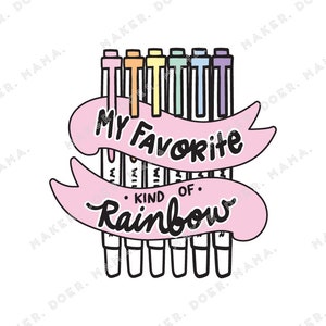 My Kind of Rainbow、パステル蛍光ペン、プランナーペン、リングプランナー、トラベラーズノート、BuJo 用のデジタル印刷可能なダイカットステッカー