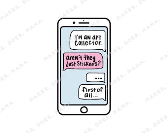 Sticker Collector Digital Die Cut Printable for Ring Planners, Travelers Notebooks, and Sticker Enthusiasts