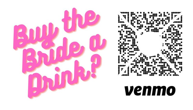 Groovy Bachelorette Venmo QR Code Stickers / Cash App QR