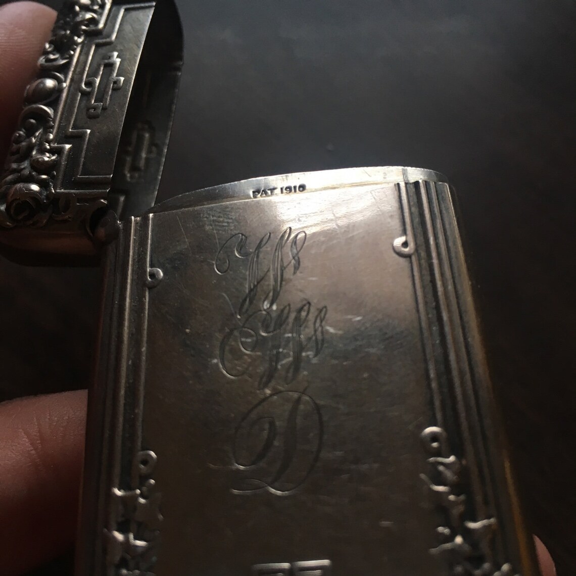 Vintage match holder match lighter from 1910 Etsy