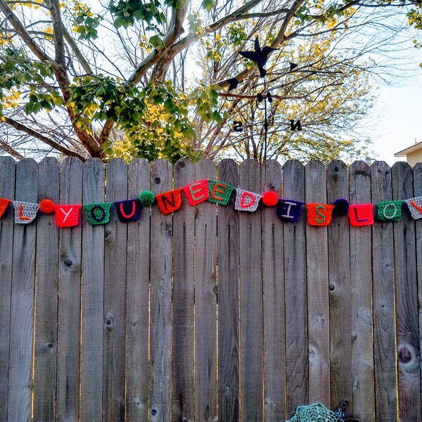 Word Garland Etsy