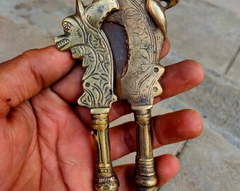 Brass Nut Cracker Taille 7 Betel Nut Supari sopari Cutter Coupe Sudi Sarota sorts
