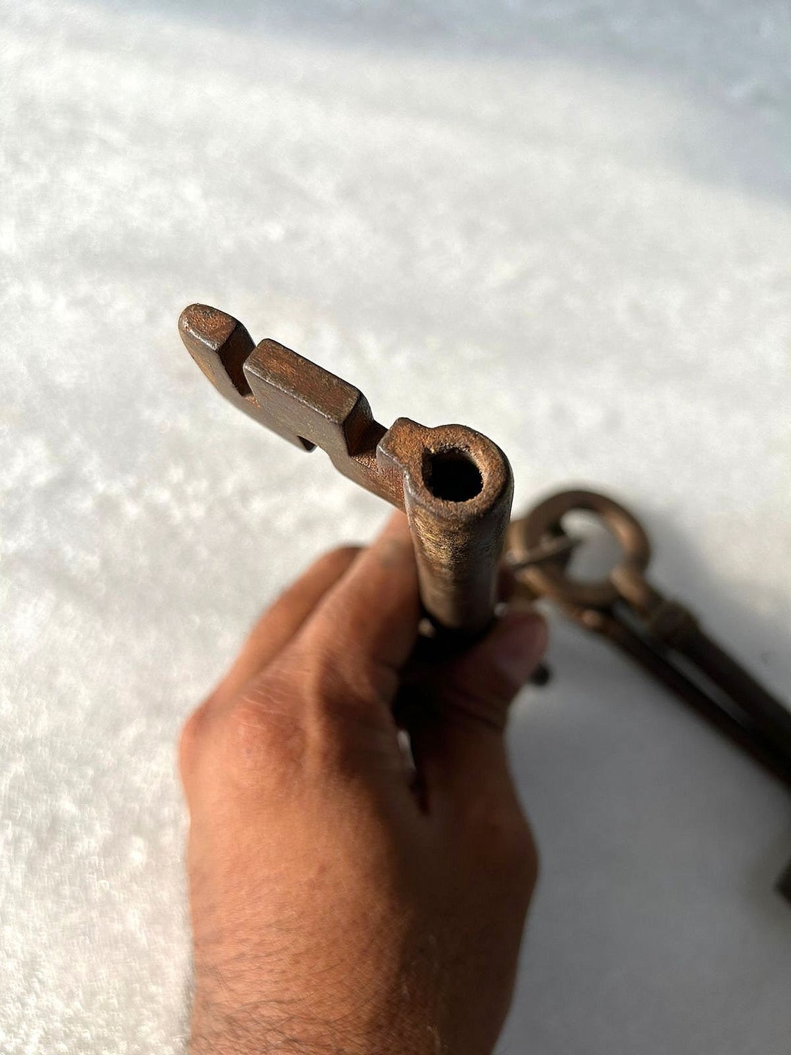 Rarest Key Antique Rare Iron Key Hand Crafted Iron Almirah Keys Old Indian Iron ...
