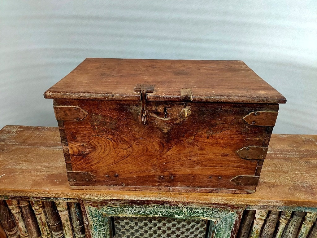 Teak wood cash box price deals