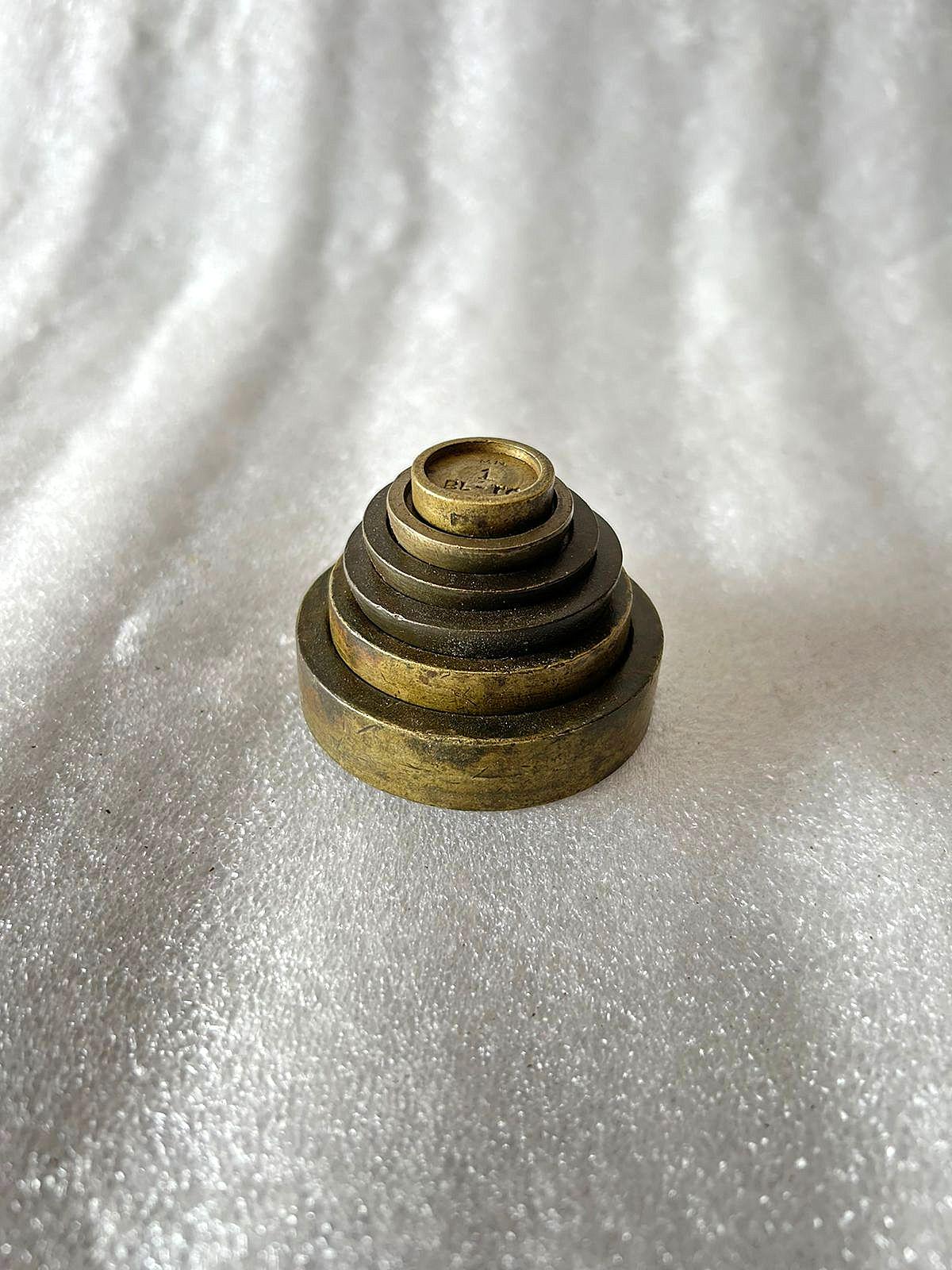 Antique Brass Gold Measuring Weight Old Indian Brass Hand Antique Brass Gold Measuring Weight Old Indian Brass Hand