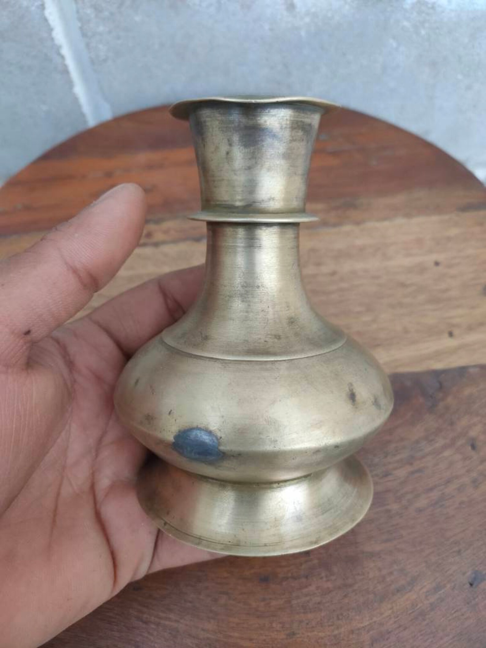 Antique Brass Hukah Pot Hand Crafted Fine Brass Hookah Pot Old Brass
